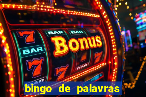 bingo de palavras cha de bebe